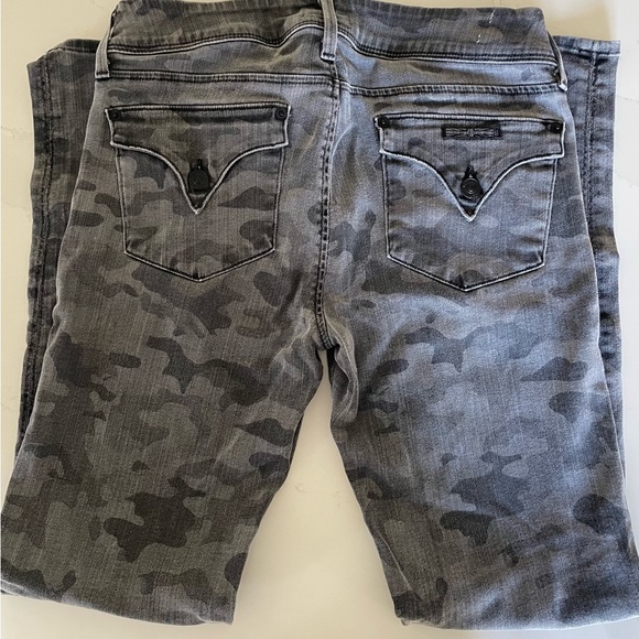 Hudson USA Collin Flap skinny blue jean denim size 30 color camo - Picture 2 of 7
